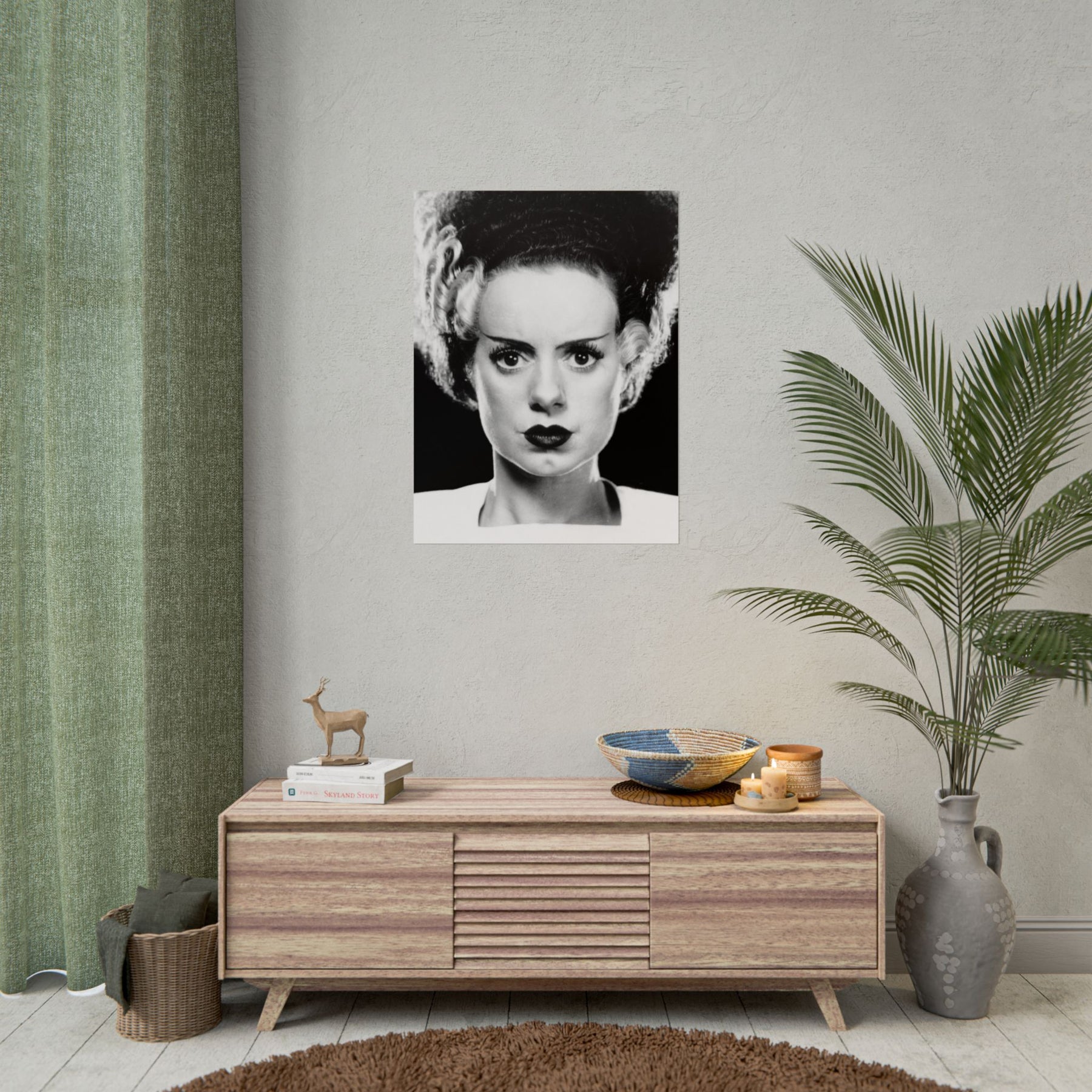 Bride of Frankenstein 1935 Headshot Poster