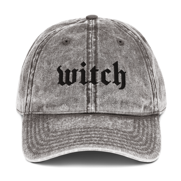 Witch Vintage Acid Wash Dad Cap