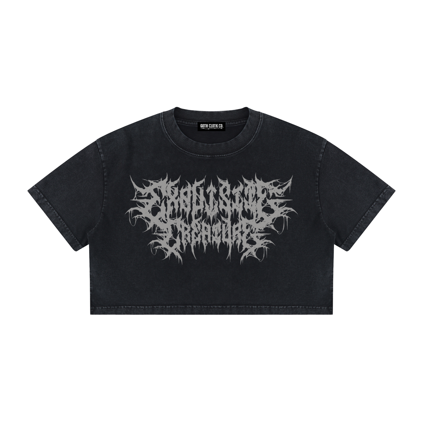 Exquisite Creature Mineral Wash Crop Top