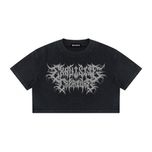 Exquisite Creature Mineral Wash Crop Top
