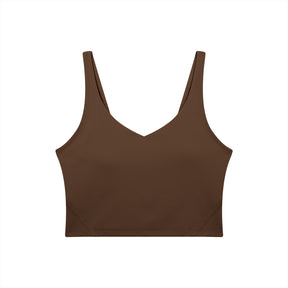 Bare Bones V-Neck Long Line Sports Bra