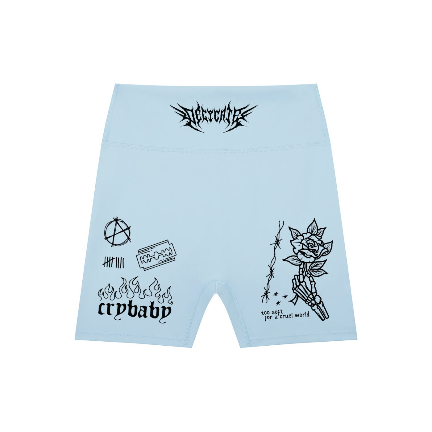 Mental Notes High-Waisted Blend Biker Shorts