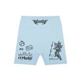 Mental Notes High-Waisted Blend Biker Shorts