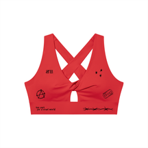 Mental Notes Twist Front Sports Bra