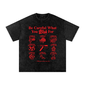 What You Wish For Acid Wash T-Shirt