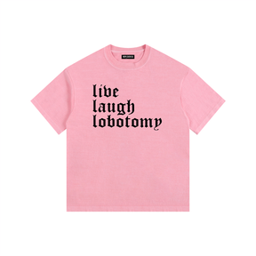 Live Laugh Lobotomy Vintage Washed Cotton T-Shirt