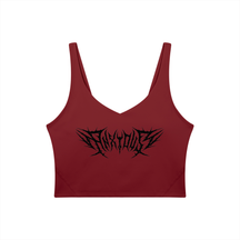 Anxious V-Neck Long Line Sports Bra