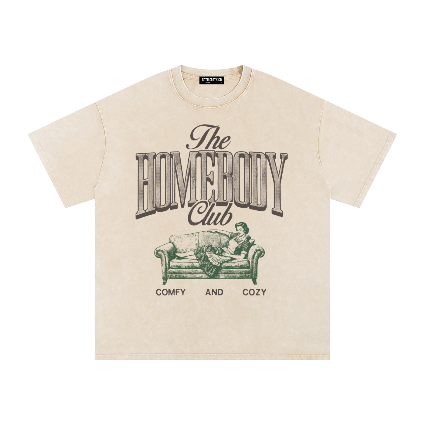 The Homebody Club Vintage Acid Wash T-Shirt