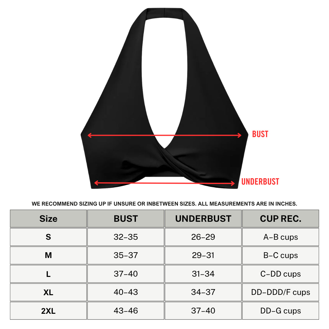 Barbed Wire Halter Sports Bra