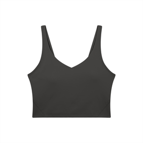 Bare Bones V-Neck Long Line Sports Bra