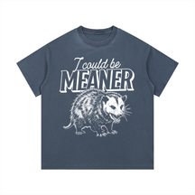 Meaner Opossum Vintage Wash Cotton T-Shirt