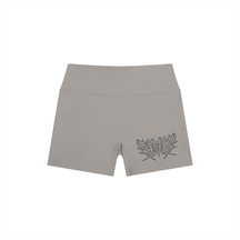 Lover Metal Font High Rise Yoga Shorts