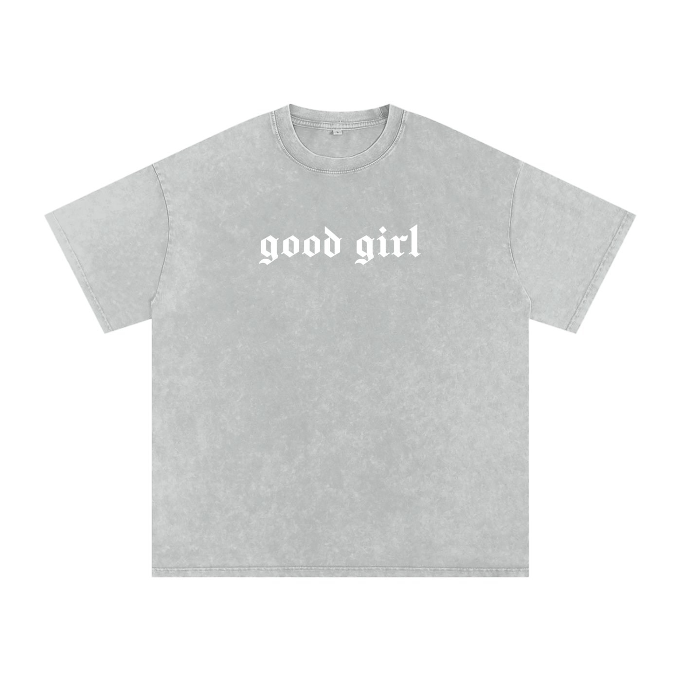 Good Girl Acid Washed Oversized Tee