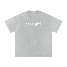 Good Girl Acid Washed Oversized Tee
