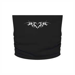 Venom Heart Cropped Yoga Tube Top