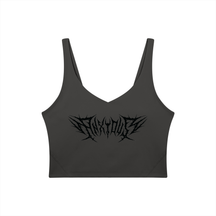 Anxious V-Neck Long Line Sports Bra