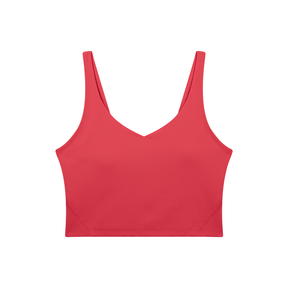 Bare Bones V-Neck Long Line Sports Bra