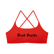 Dead Inside Women's Cross Strap Sports Bra