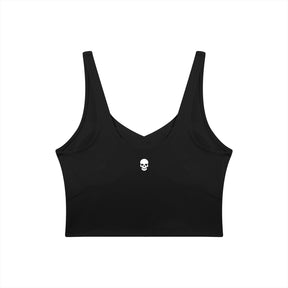 Anxious V-Neck Long Line Sports Bra