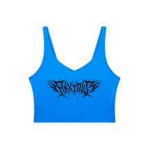 Anxious V-Neck Long Line Sports Bra