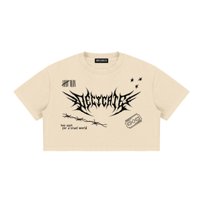 Mental Notes Mineral Wash Crop Top