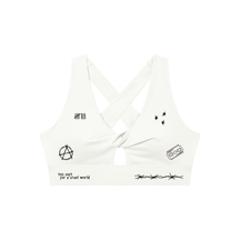 Mental Notes Twist Front Sports Bra