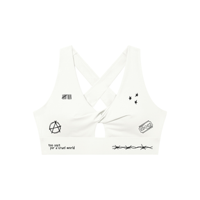 Mental Notes Twist Front Sports Bra
