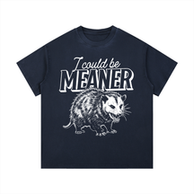 Meaner Opossum Vintage Wash Cotton T-Shirt