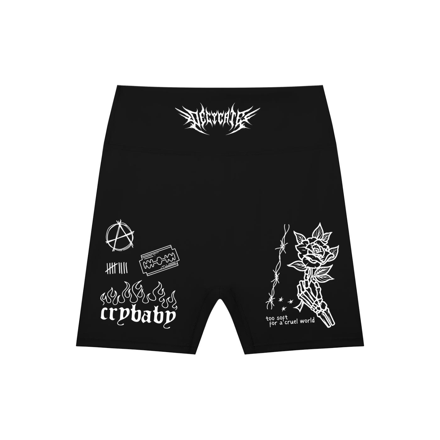 Mental Notes High-Waisted Blend Biker Shorts