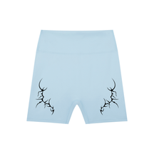 Thorned High-Waisted Scrunched Yoga Shorts