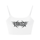 Fragile Metal Font Sports Bra