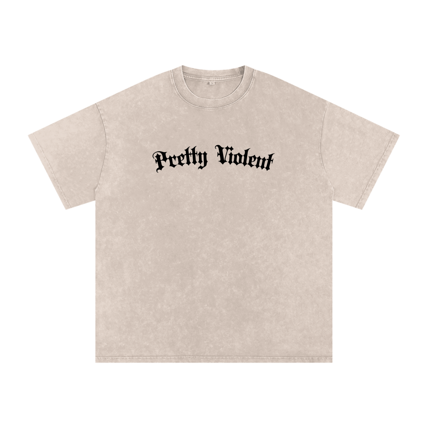 Pretty Violent Acid Wash Oversized Tee