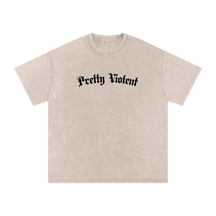 Pretty Violent Acid Wash Oversized Tee