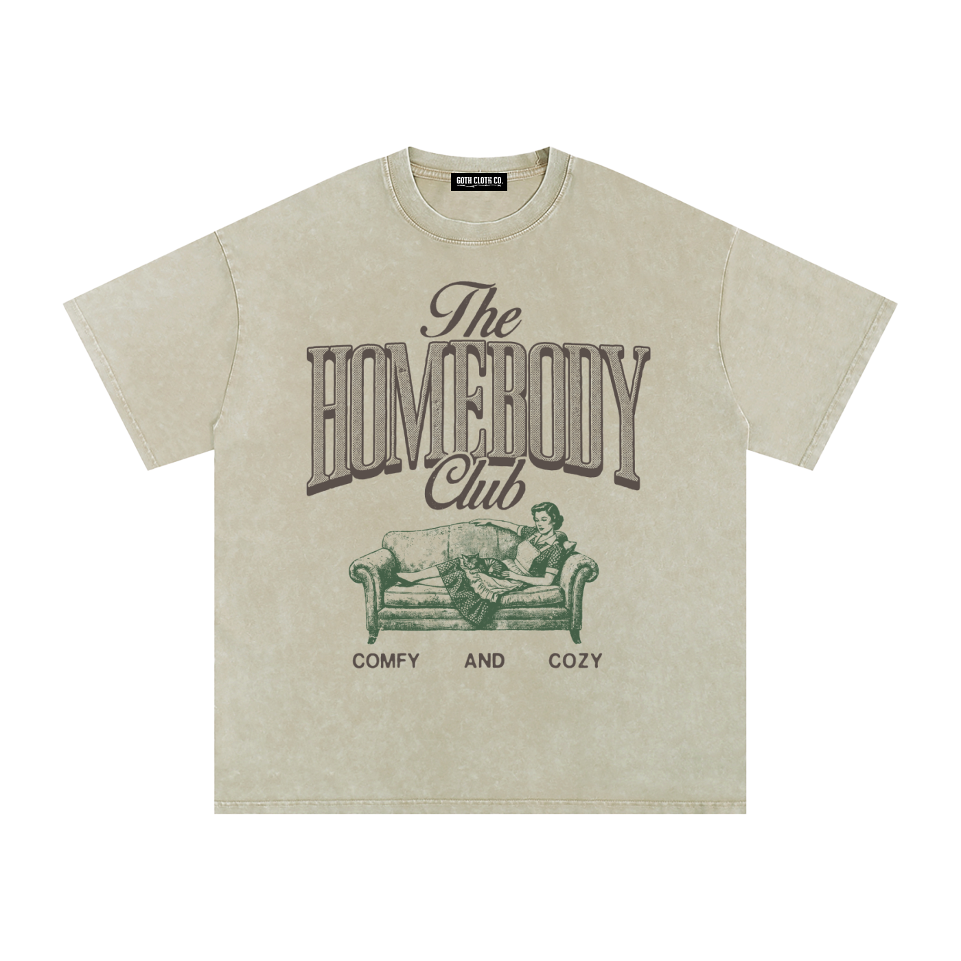 The Homebody Club Vintage Acid Wash T-Shirt