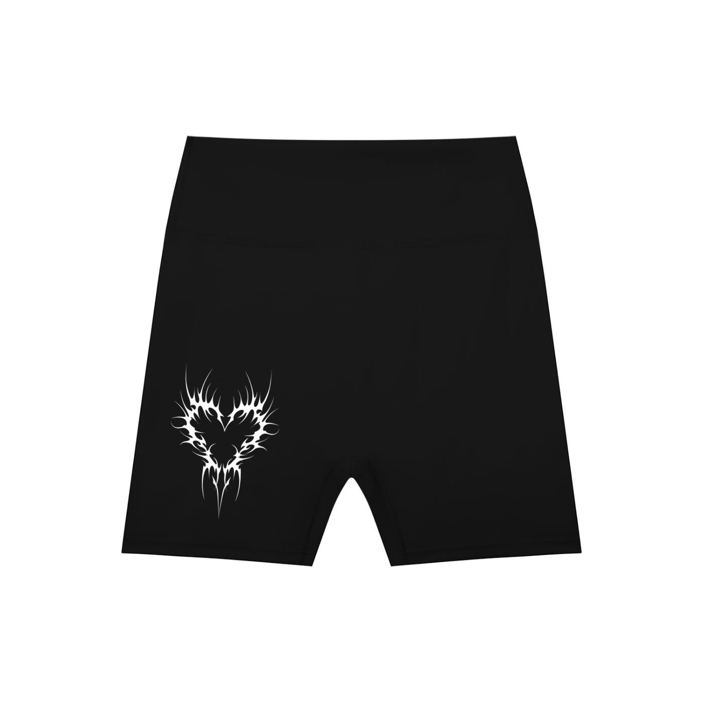 Venom Heart High-Waisted Scrunch Yoga Shorts