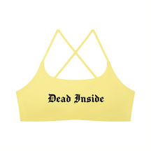 Dead Inside Women's Cross Strap Sports Bra