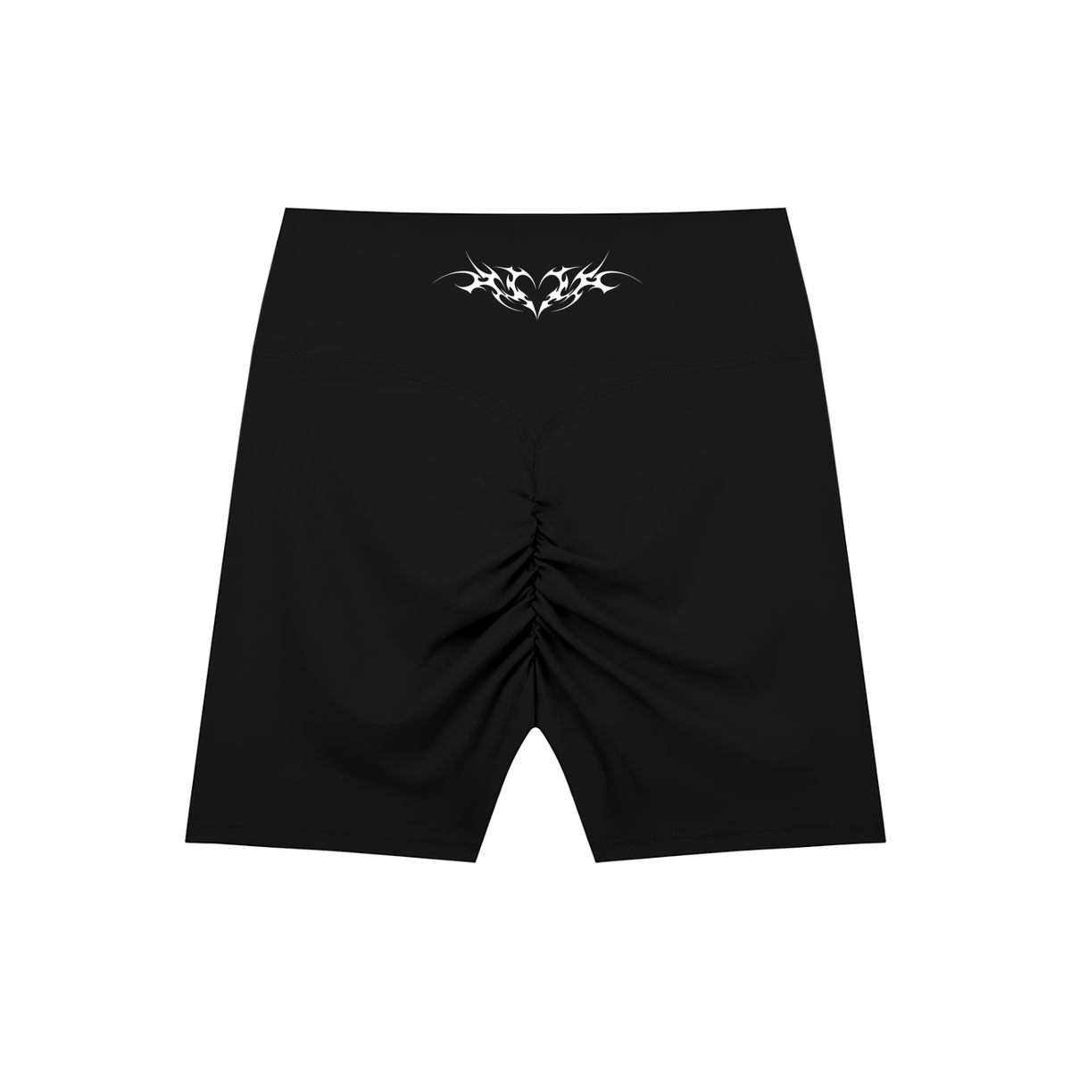 Venom Heart High-Waisted Scrunch Yoga Shorts
