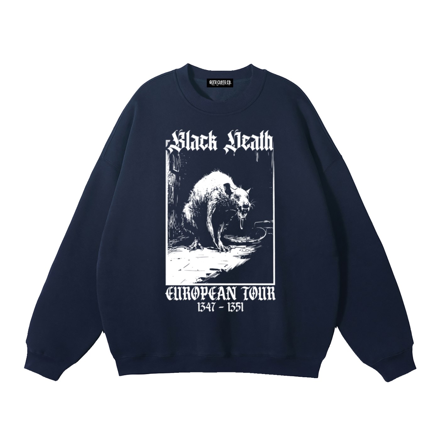 Black Plague Death Tour Fleeced Sweatshirt