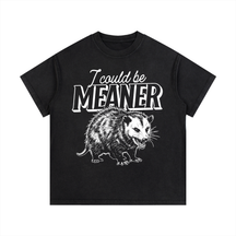 Meaner Opossum Vintage Wash Cotton T-Shirt