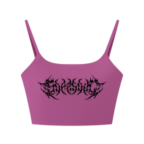 Soft Soul Metal Font Sports Bra