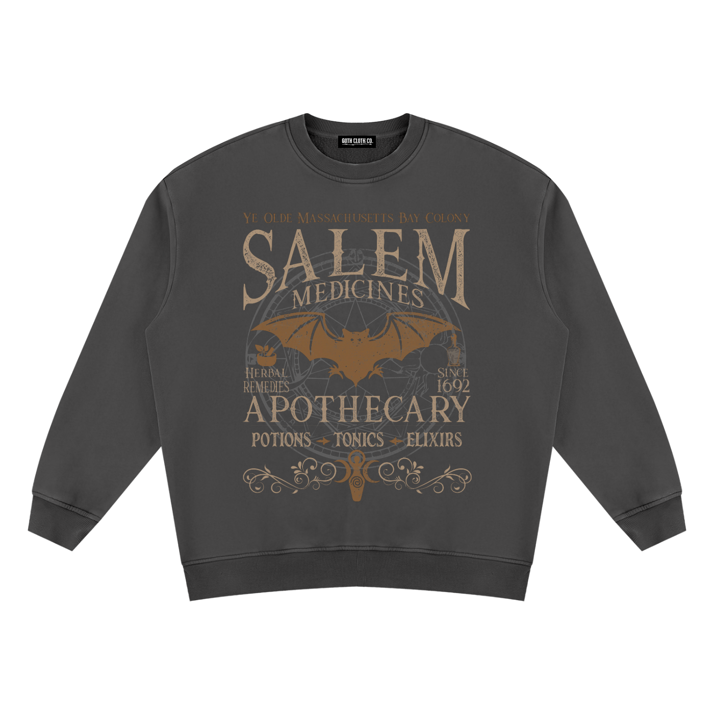 Salem Apothecary Vintage Wash Fleece Sweatshirt