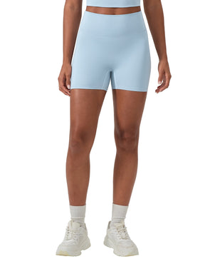 Thorned High-Waisted Scrunched Yoga Shorts