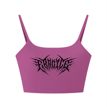 Fragile Metal Font Sports Bra