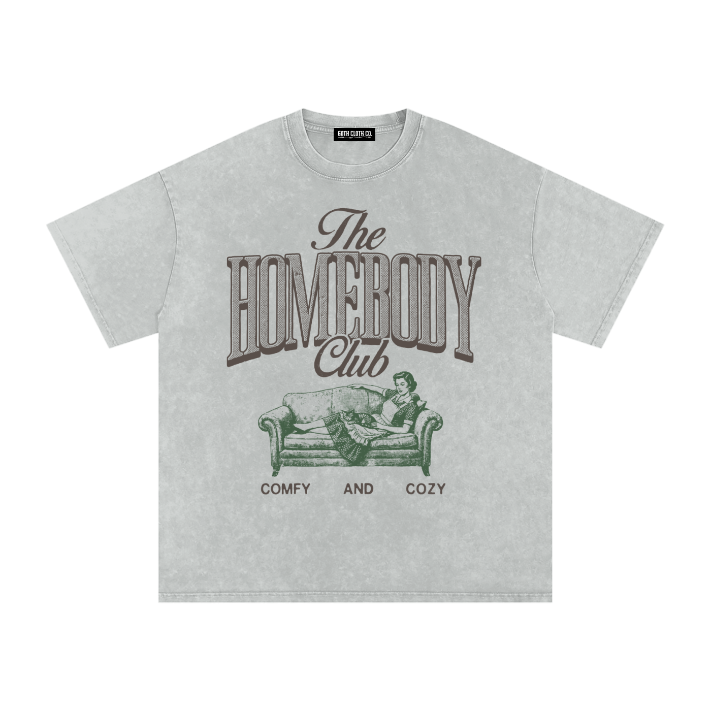 The Homebody Club Vintage Acid Wash T-Shirt