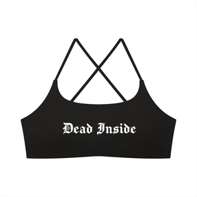 Dead Inside Women's Cross Strap Sports Bra