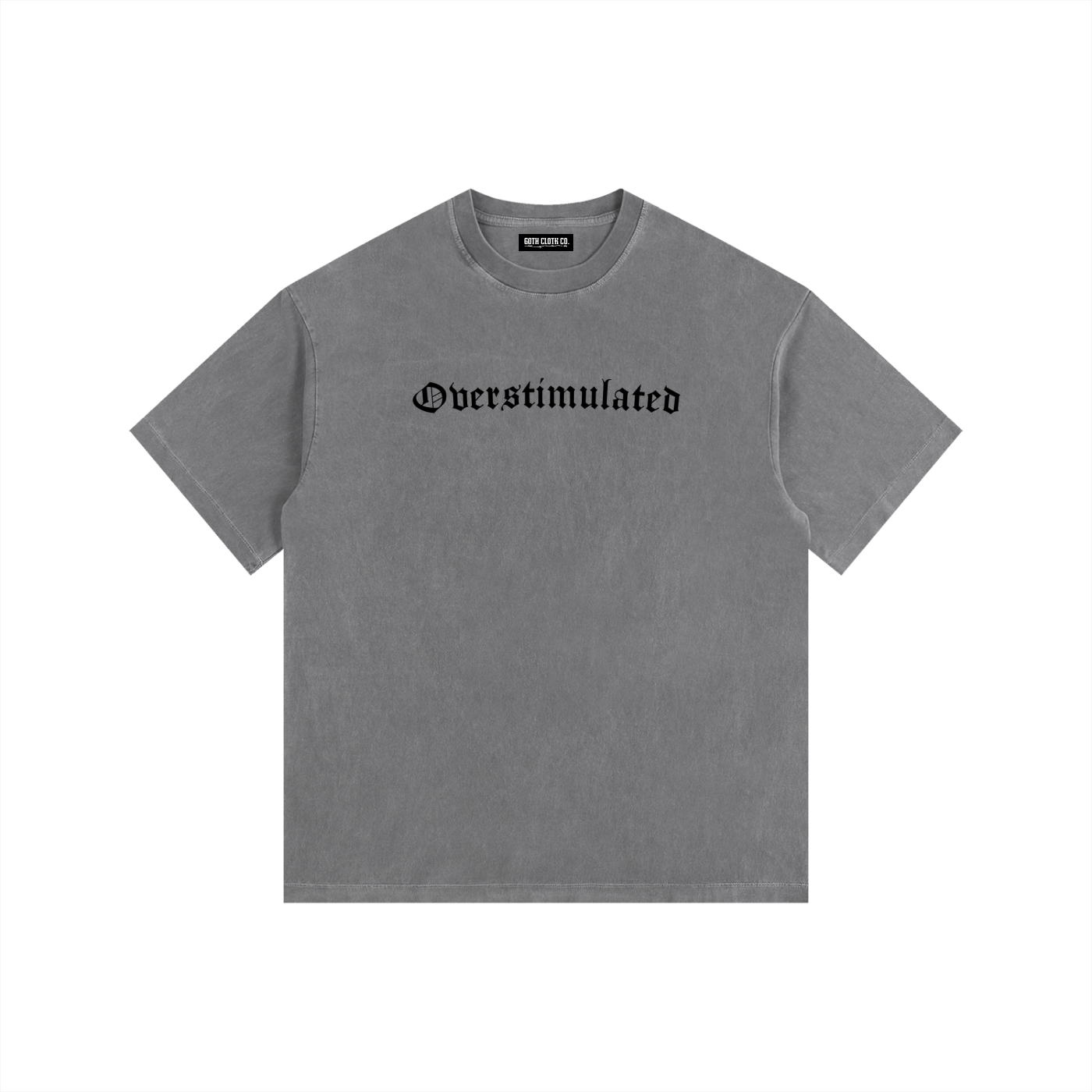 Overstimulated Vintage Washed Oversized T-Shirt
