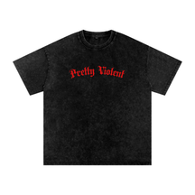 Pretty Violent Acid Wash Oversized Tee