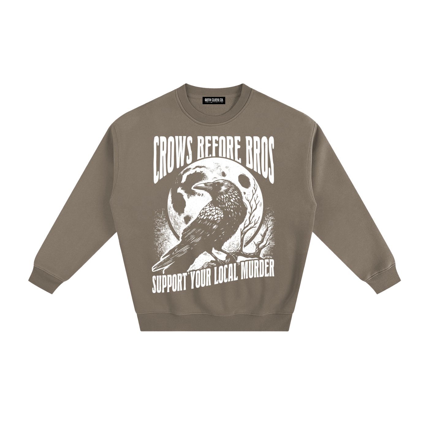 Crows Before Bros Fleeced Sweatshirt