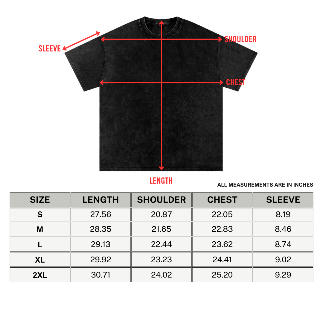 Sleigher Acid Wash Oversized Tee (Limited Edition)