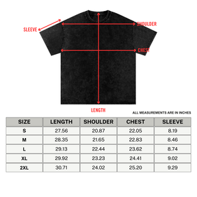 Sleigher Acid Wash Oversized Tee (Limited Edition)